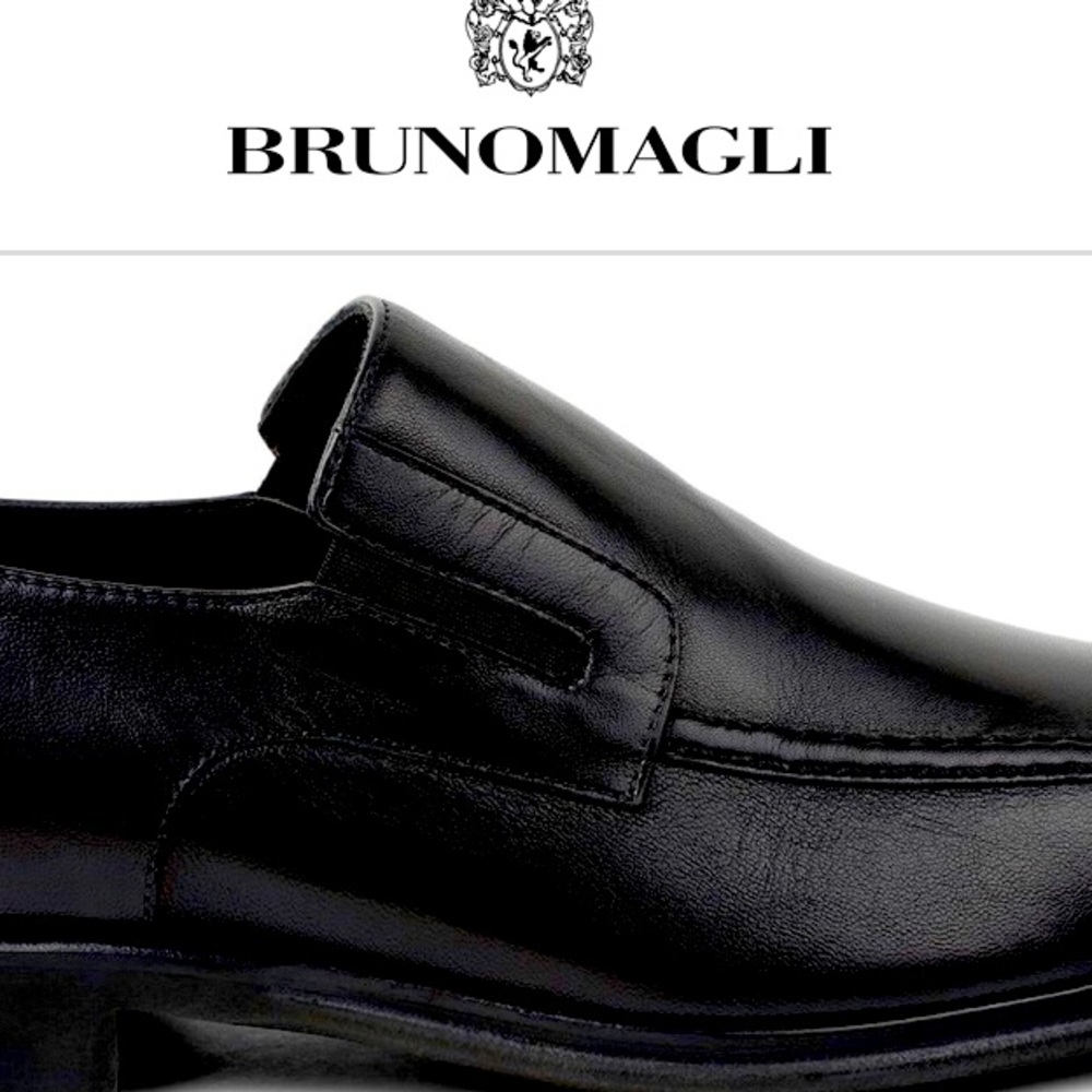 Bruno Magli Raging Black Loafer Like New